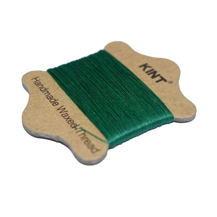 0.55mm Green Waxed Braided Nylon Jewelry Cord - 21 Yard Spool (CORD28) - Beads and Babble