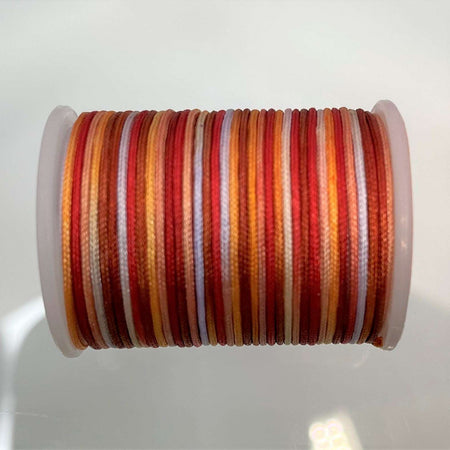 0.70mm Dyed Polyester Braided Jewelry Cord - 7 Yard Spool (CORD3) - Beads and Babble