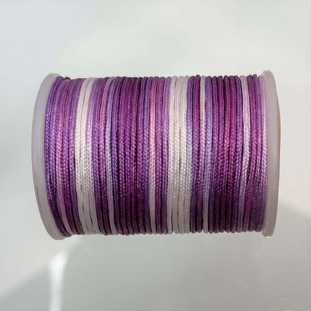 0.70mm Dyed Polyester Braided Jewelry Cord - 7 Yard Spool (CORD5) - Beads and Babble