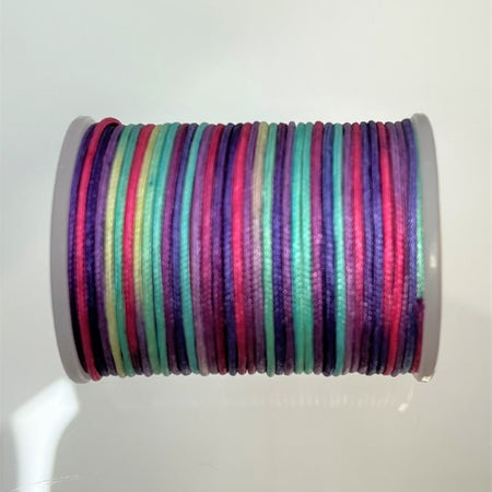 0.70mm Dyed Polyester Braided Jewelry Cord - 7 Yard Spool (CORD6) - Beads and Babble