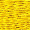 1/0 Opaque Light Yellow Czech Glass Seed Beads - 20 Inch Strand (1BW304) - Beads and Babble