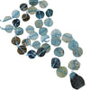 10mm to 20mm Organically Formed Recycled Ancient Roman Glass Donut Beads - 16 Inch Strand (LQ12) - Beads and Babble