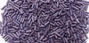 10x4mm Opaque Purple Czech Glass Tube Beads 20 Grams (BU31) - Beads and Babble