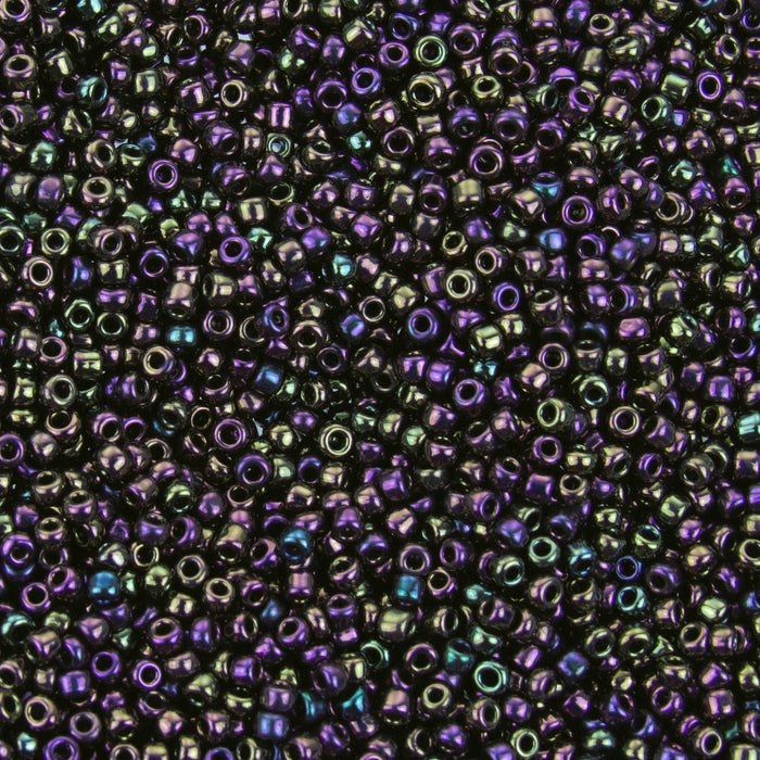11/0 Metallic Purple Rain MIYUKI Glass Seed Beads 10 Grams (8JDS6) SE - Beads and Babble