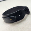 15mm to 26mm Soft Pliable Black Flat Leather Adjustable Length Cuff Bracelet - Qty 1 (LC10) - Beads and Babble