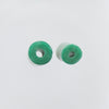 15x5mm Opaque Dark Green Vintage Italian Murano Glass Irregular Tube Beads 40 Grams (AS42) - Beads and Babble