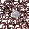 19x18x2.5mm Antique Copper Alloy Metal Organically Formed Ring Link/Connector Component - Qty 4 (MB423) - Beads and Babble