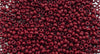 2/0 Opaque Dark Red Czech Glass Seed Beads 20 Grams (2CS130) - Beads and Babble