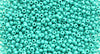 2/0 Opaque Turquoise Czech Glass Seed Beads 20 Grams (2CS131) - Beads and Babble
