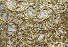 22mm Antique Gold Finish Alloy Metal Connector Links or Pendants - Qty 4 (MB144) - Beads and Babble