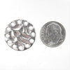 22mm Antique Silver Alloy Metal Earring Components, Links or Pendants - Qty 4 (MB212) - Beads and Babble