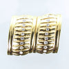 27x23x12mm Gold Plated Brass Cubic Zirconia Accented Magnetic Clasp (FS58) - Beads and Babble