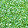 2mm (10/0) Transparent Jonquil Green Lined Czech Glass Hex Shaped Seed Beads 10 Grams (8CS142) - Beads and Babble