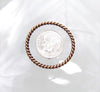 30x2mm Antique Copper Alloy Metal Decorative Twisted Ring Components/Links/Pendants - Qty 4 (MB71A) - Beads and Babble