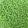 32/0 Opaque Kiwi Green Czech Glass Seed Beads 20 Grams (32CS116) - Beads and Babble