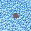 32/0 Opaque Light Blue Turquoise Czech Glass Seed Beads 20 Grams (32CS124) - Beads and Babble
