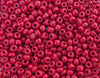 32/0 Opaque Red Wine Czech Glass Seed Beads 20 Grams (32CS100) - Beads and Babble