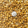 32/0 Opaque Sandstone Picasso Czech Glass Seed Beads 20 Grams (32CS125) - Beads and Babble