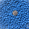 32/0 Opaque Slate Blue Czech Glass Seed Beads 20 Grams (32CS121) - Beads and Babble
