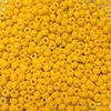 32/0 Opaque Yellow Czech Glass Seed Beads 20 Grams (32CS106) - Beads and Babble