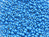 33/0 Opaque Dark Blue Turquoise Czech Glass Seed Beads 20 Grams (33CS113) - Beads and Babble