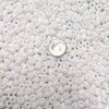 33/0 Opaque White Czech Glass Seed Beads 20 Grams (32CS124) - Beads and Babble