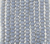 3.5x2.5mm Faceted Opaque Gray Chinese Crystal Rondelle Beads 7 Inch Strand (35CCS23) - Beads and Babble