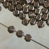 3.5x3mm Faceted Antique Copper Alloy Metal Cube Spacer Beads - Qty 50 (MB166) - Beads and Babble