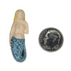 38x14mm Peruvian Ceramic Blonde Hair Mermaid Focal/Pendant Bead (PCP29) - Beads and Babble