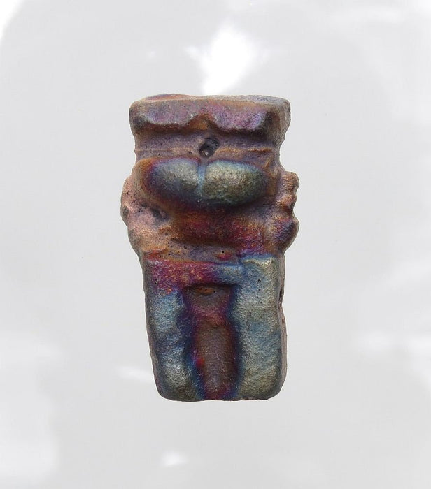 42mm Handcrafted Peruvian Matte Raku Ceramic Tiki God Design Focal/Pendant Bead (PCP06) - Beads and Babble