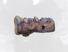 42mm Handcrafted Peruvian Matte Raku Ceramic Tiki God Design Focal/Pendant Bead (PCP06) - Beads and Babble