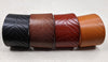 43mm Soft Pliable Mahogany Flat Leather Cuff Bracelet with attached Snap Clasp - Qty 1 (LC06) - Beads and Babble