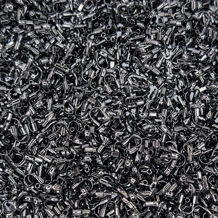 4.5x4x1mm Gunmetal Wire Guardian - Qty 50 (FIND03) - Beads and Babble