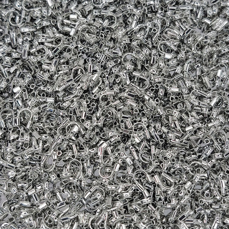 4.5x4x1mm Platinum Wire Guardian - Qty 50 (FIND02) - Beads and Babble