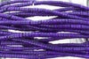 4x2mm Dyed Synthetic Stabilized Purple Turquoise Heishi Beads - 16 Inch Strand (GEM25) SE - Beads and Babble