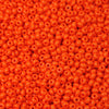 5/0 Opaque Medium Orange Czech Glass Seed Beads 20 Grams (5CS16) - Beads and Babble