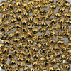 5.5mm Synthetic Hematite 24K Gold Plated Non Magnetic Skull Gemstone Beads - Qty 20 (GEM18) - Beads and Babble