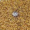 5mm Gold Alloy Metal Textured Barrel Spacer Beads - Qty 50 (MB107) - Beads and Babble