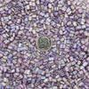 5x3.5mm Matte Transparent Amethyst Iris Czech Glass Baby Pillow Beads 15 Grams (PB36) SE - Beads and Babble