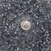 5x3.5mm Transparent Black Diamond Czech Glass Baby Pillow Beads 15 Grams (PB49) SE - Beads and Babble