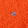 6/0 Matte Opaque Dark Orange Czech Glass Seed Beads 20 Grams (6CS420) - Beads and Babble