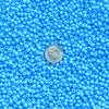 6/0 Matte Opaque Light Blue Czech Glass Seed Beads 20 Grams (6CS287) - Beads and Babble