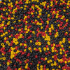 6/0 Matte Opaque Red, Yellow & Black Czech Glass Seed Bead Mix 20 Grams (6CS339) - Beads and Babble