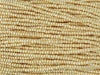 6/0 Opaque Dark Ivory Pearl Czech Glass Seed Bead Strand (CW151) SE - Beads and Babble