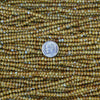 6/0 Opaque Light Blue Picasso Czech Glass Seed Bead Strand (6BW199) - Beads and Babble