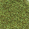 6/0 Opaque Lime Green Picasso Czech Glass Seed Beads 20 Grams (6CS403) - Beads and Babble