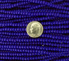 6/0 Opaque Royal Blue Czech Glass Seed Bead Strand (CW117) - Beads and Babble