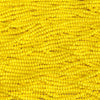 6/0 Opaque Yellow Terra Intensive Coated Czech Glass Seed Bead Strand (6BW223) - Beads and BabbleBeads