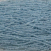 6/0 Transparent Lumi Blue Luster Czech Glass Seed Bead Strand (6CW252) - Beads and Babble