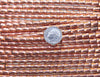 6.5x5mm (2mm hole) Copper Finish Solid Brass Metal Bamboo Shaped Beads - 24 Inch Strand (BS635) - Beads and Babble